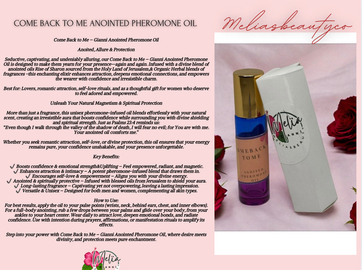 Anointed pheromone perfume oils (Bundle)