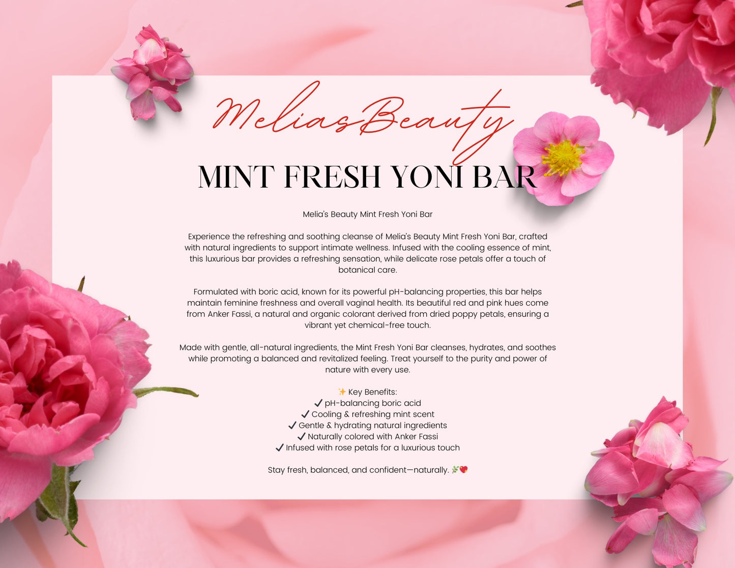 Mint Fresh Yoni Bar